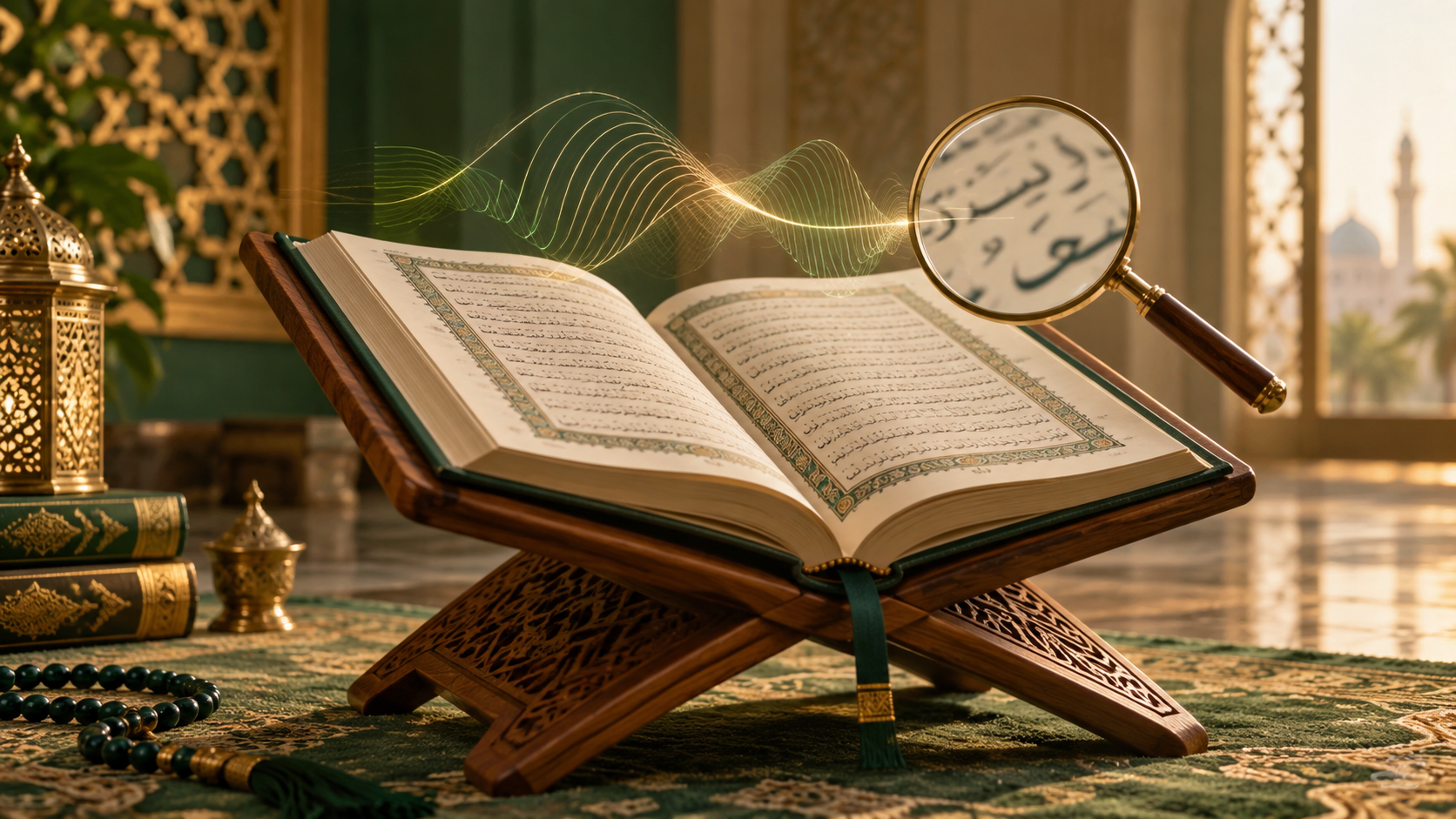 Open Quran illustrating how Tajweed protects pronunciation and meaning